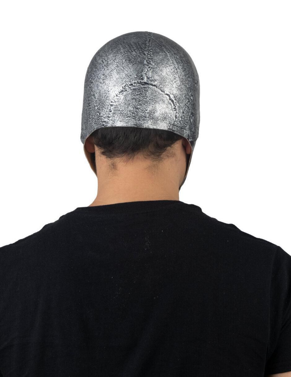 Máscara para disfraz de calavera plata 4