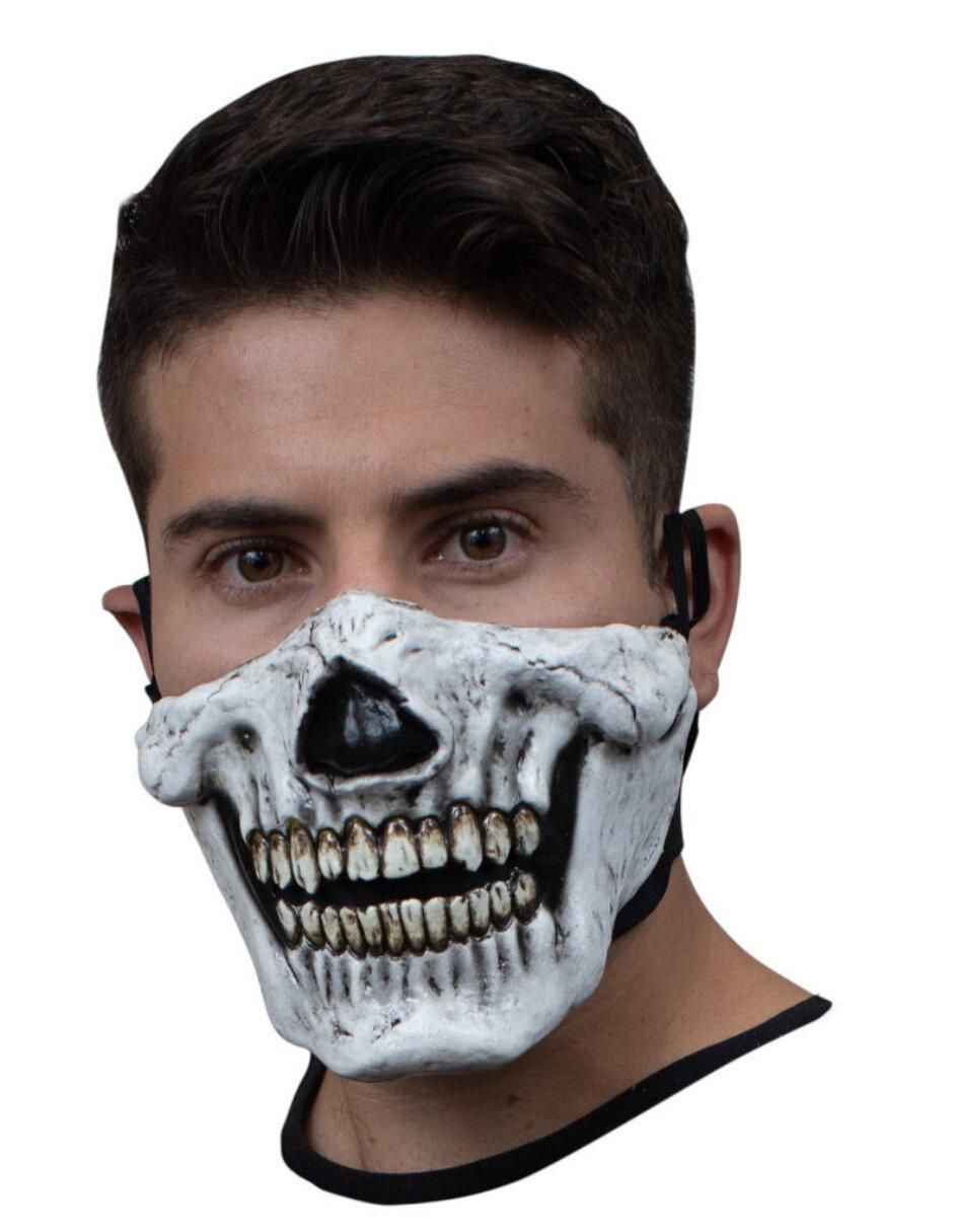 Máscara para disfraz de bozal calavera