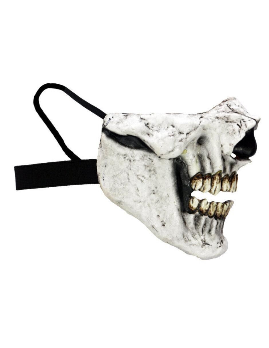 Máscara para disfraz de bozal calavera 3