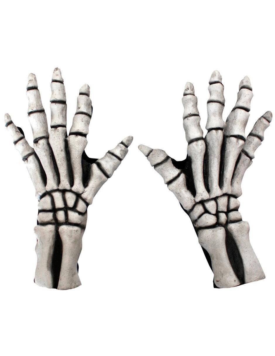 Guantes para disfraz de manos de calavera skulls Guantes para disfraz de manos de calavera skulls
