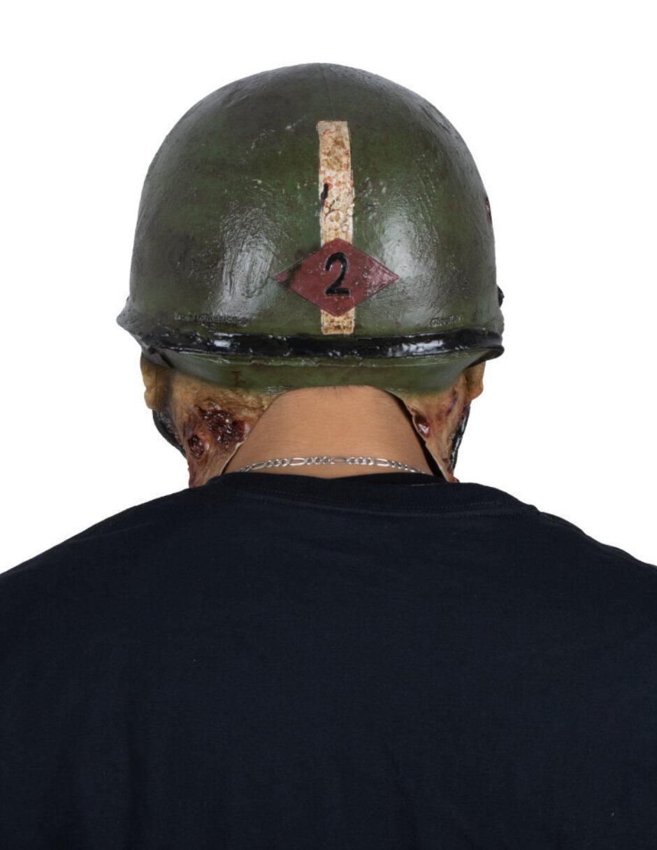 Máscara para disfraz de capitán zombie 4