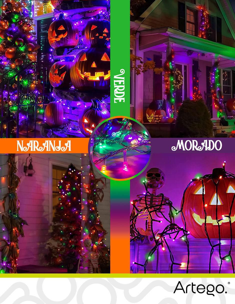 Serie funciones LED Halloween con 200 focos 2