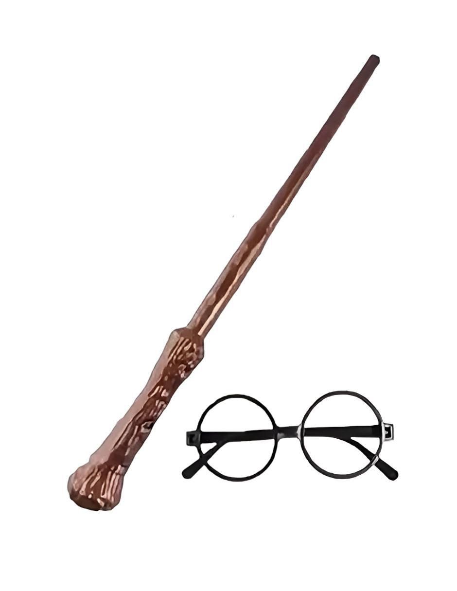 Varita mágica para disfraz con luz y lentes Harry Potter Xtellar