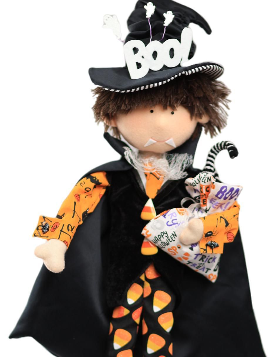 Figura decorativa de Halloween con forma de vampiro