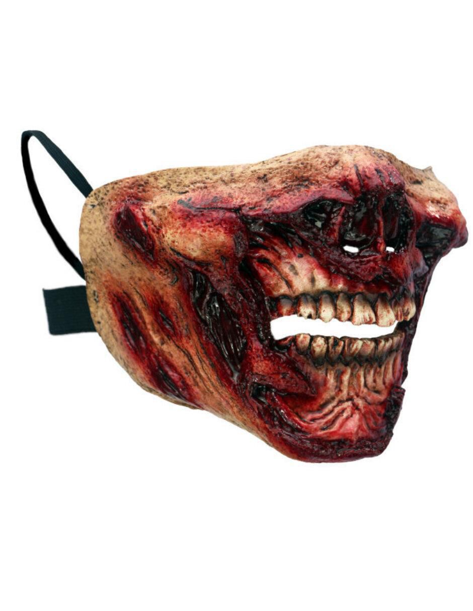 Máscara para disfraz de zombie sangriento 3