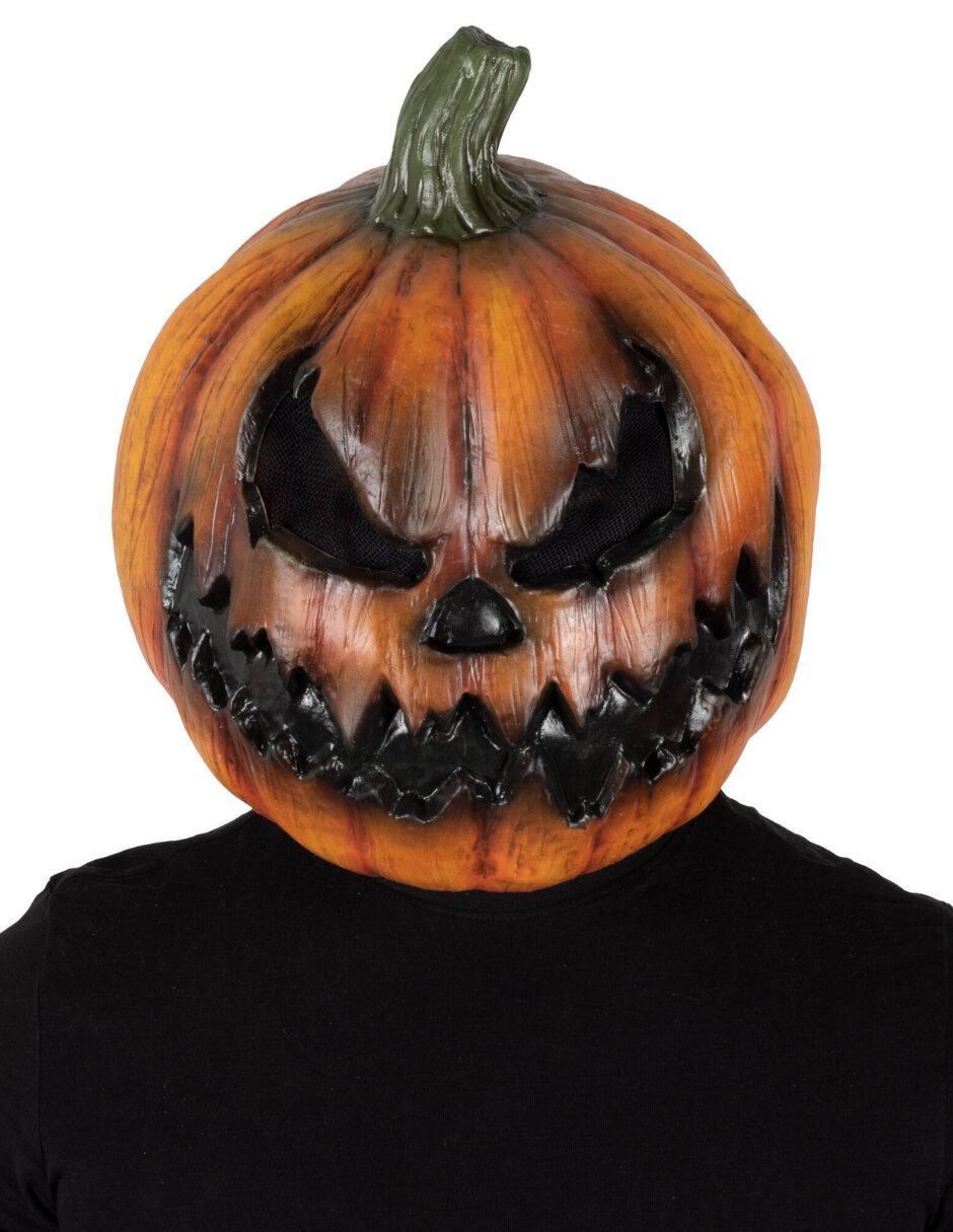 Máscara para disfraz de calabaza oscura Pumpkins