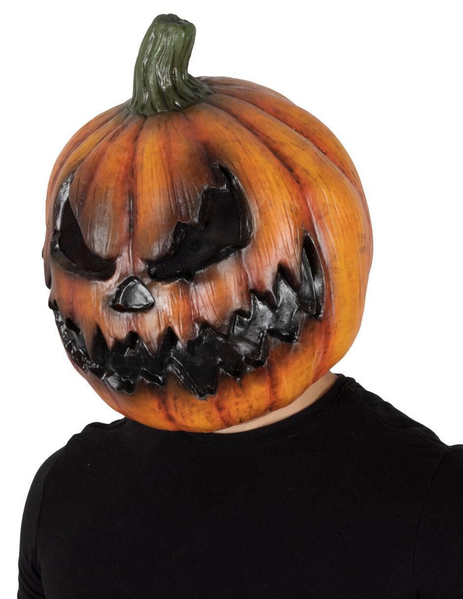 Máscara para disfraz de calabaza oscura Pumpkins