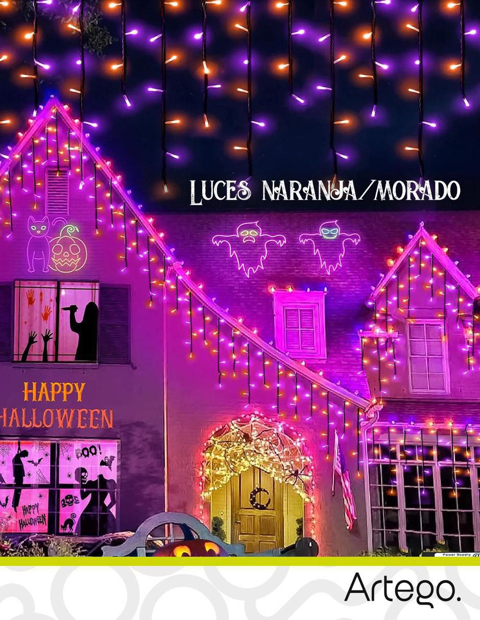 Serie funciones de led Halloween con 192 focos 2