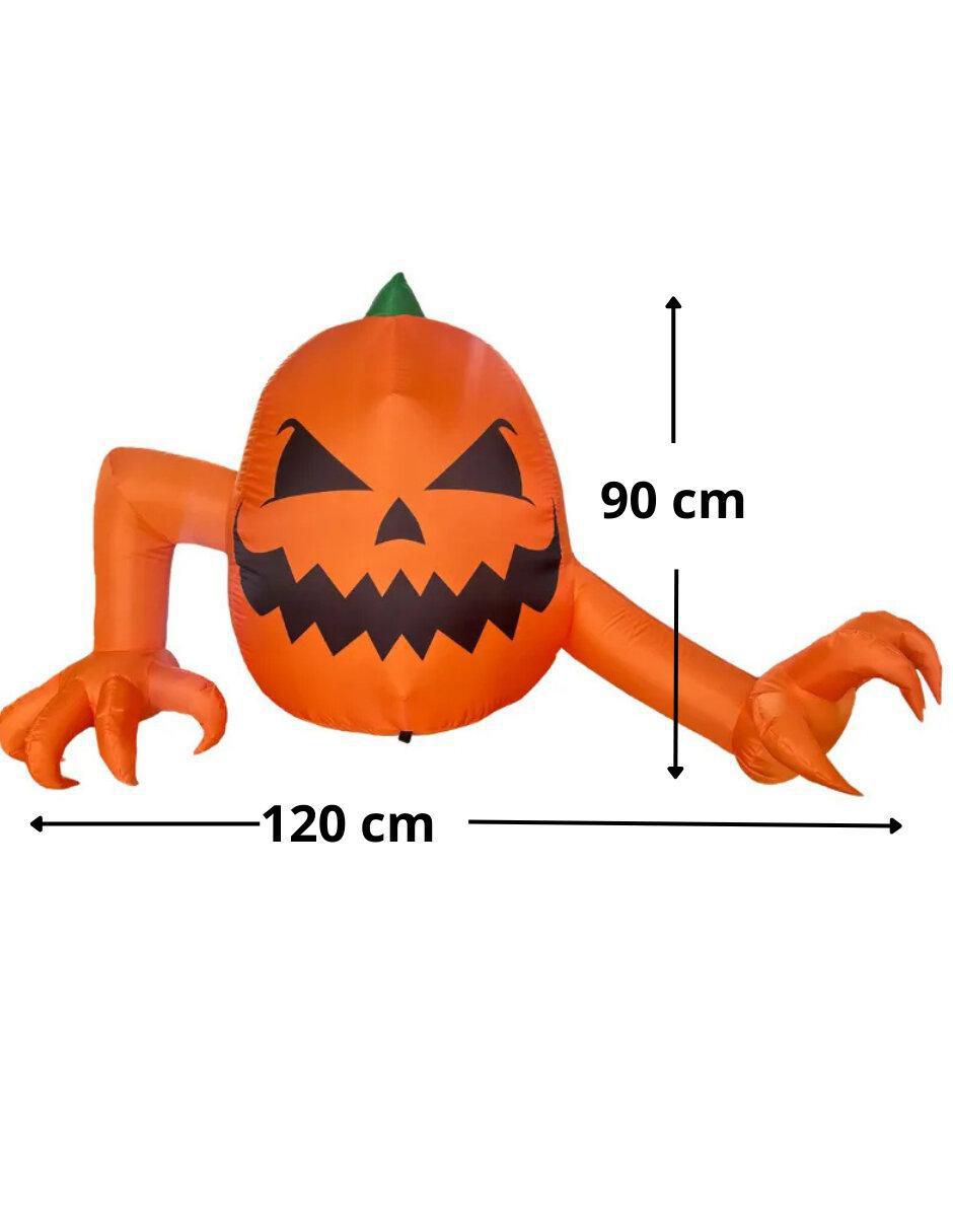 Inflable decorativo de halloween forma de calabaza 3