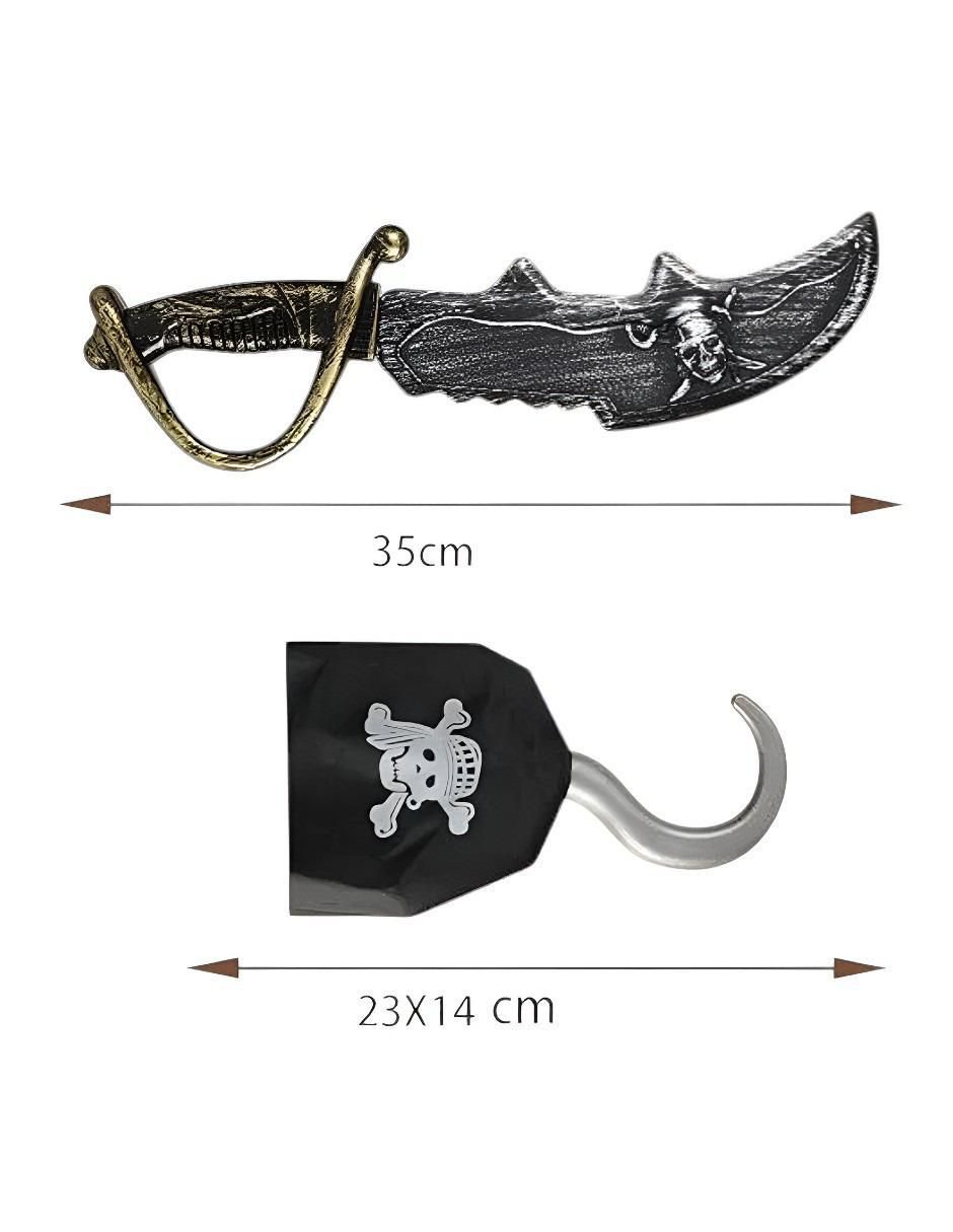 Set de accesorios para disfraz de pirata Güish