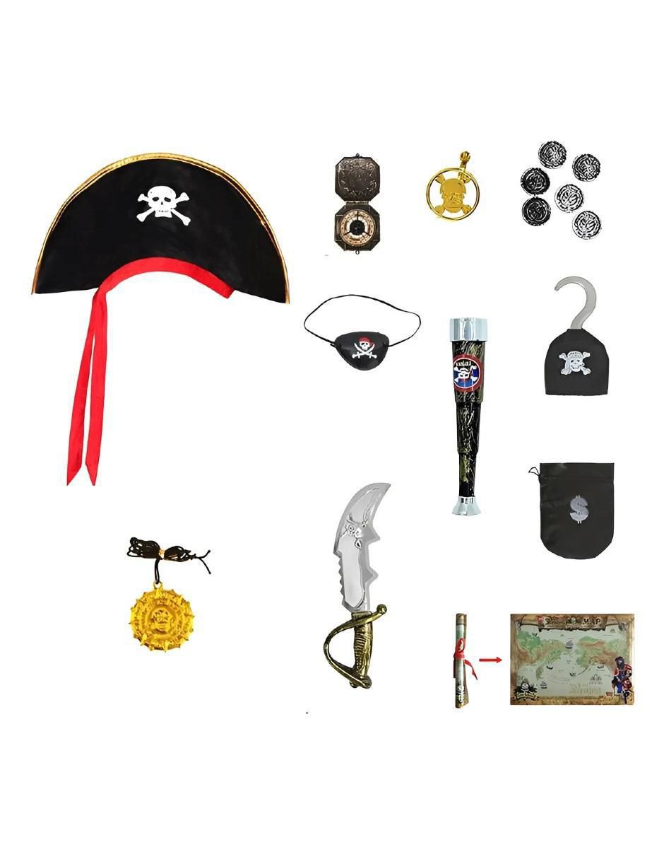 Set de accesorios para disfraz de pirata Güish Set de accesorios para disfraz de pirata Güish