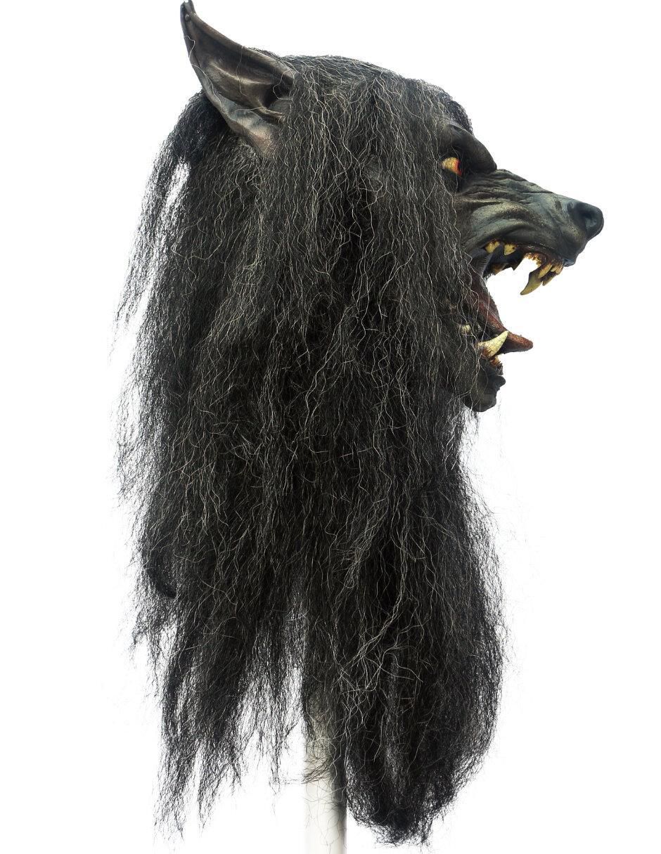 Máscara para disfraz de Lobo de luna negra Werewolves Ghoulish Productions