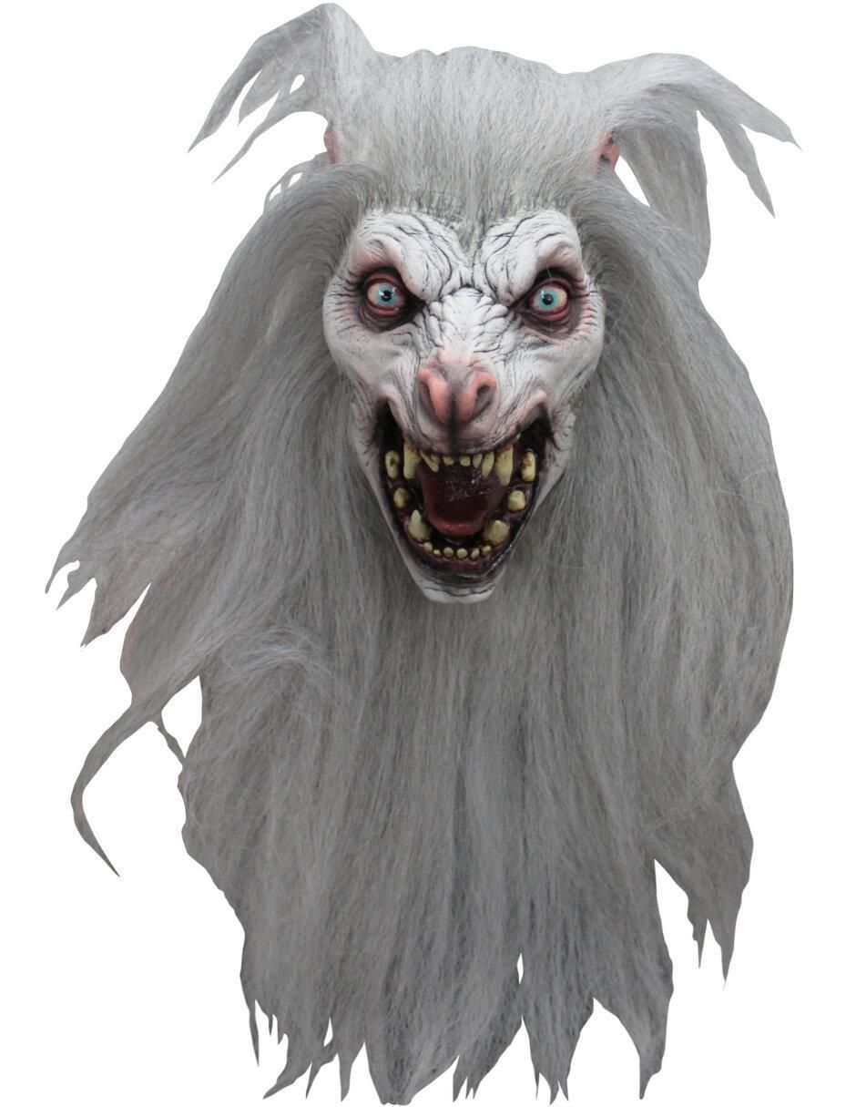 Máscara para disfraz de lobo de la luna blanca werewolves Máscara para disfraz de lobo de la luna blanca werewolves