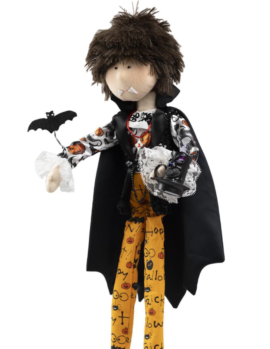 Figura decorativa de Halloween con forma de vampiro