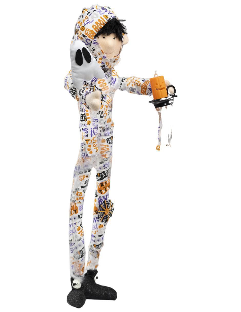 Figura decorativa de Halloween con forma de momia