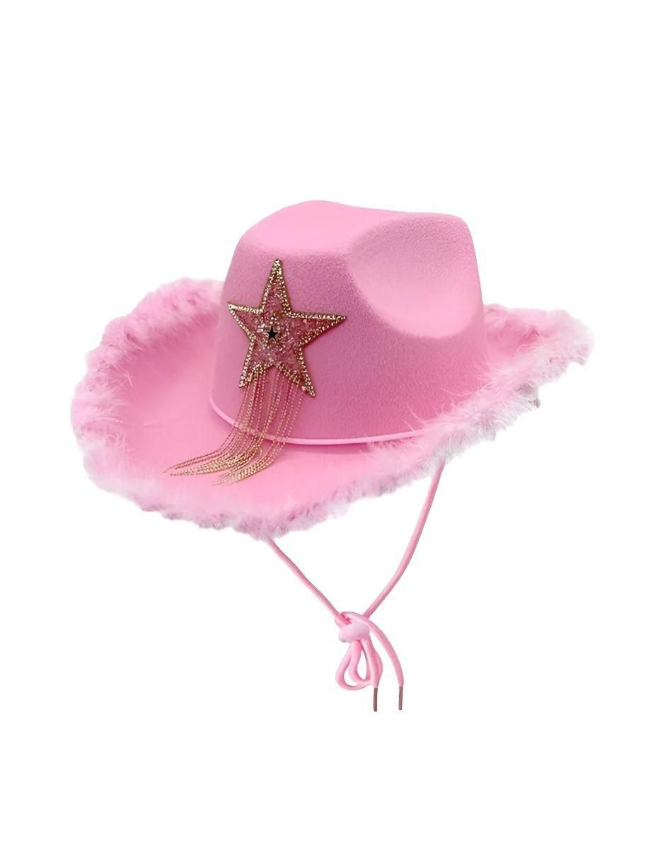 Sombrero para disfraz de vaquero estrella Sombrero para disfraz de vaquero estrella