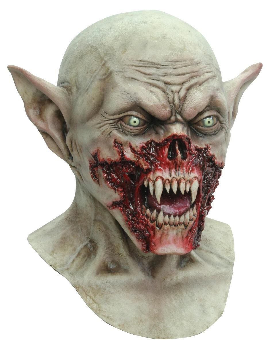 Máscara para disfraz de vampiro salvaje brutal 1