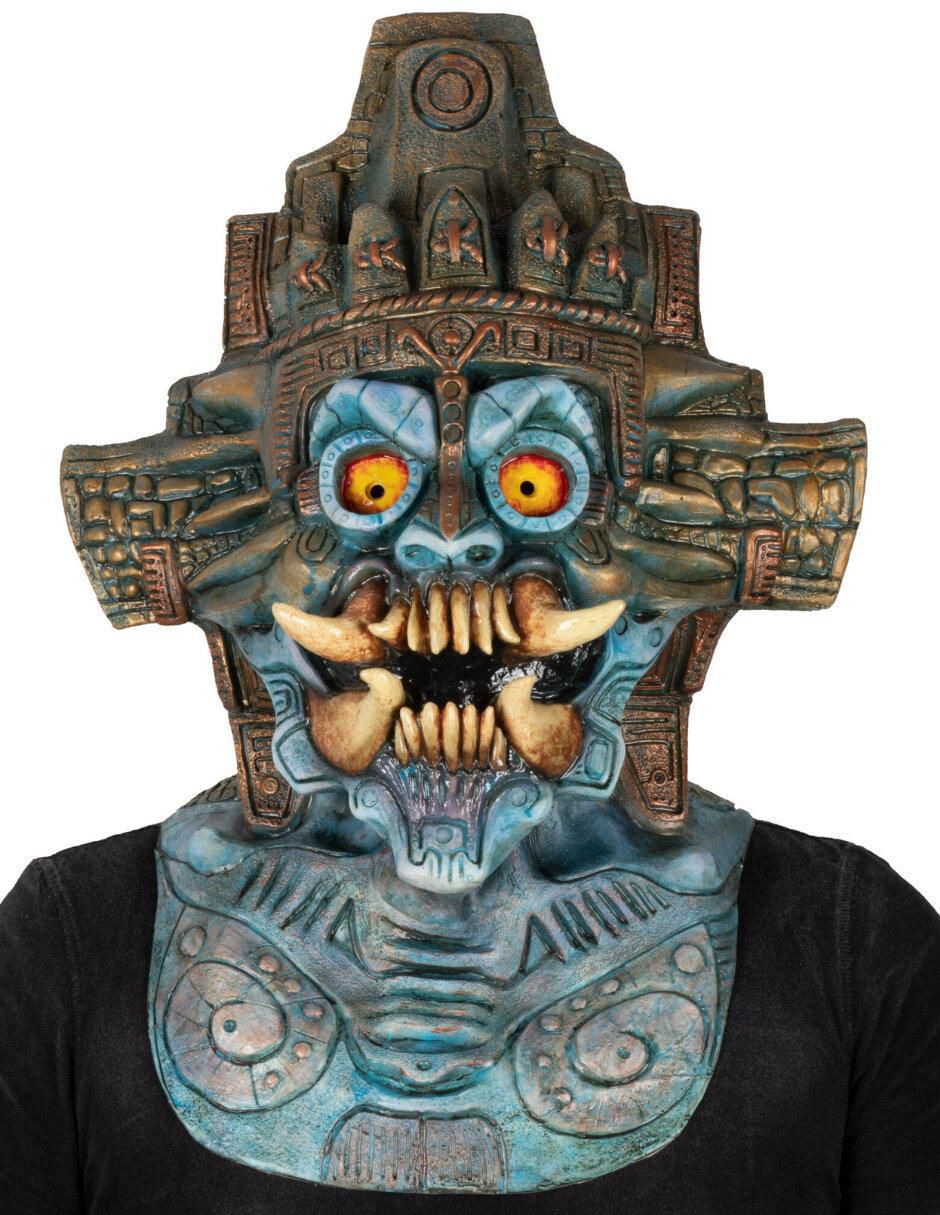 Máscara para disfraz de Dios Tlaloc Monstruo Mythological Monsters 5