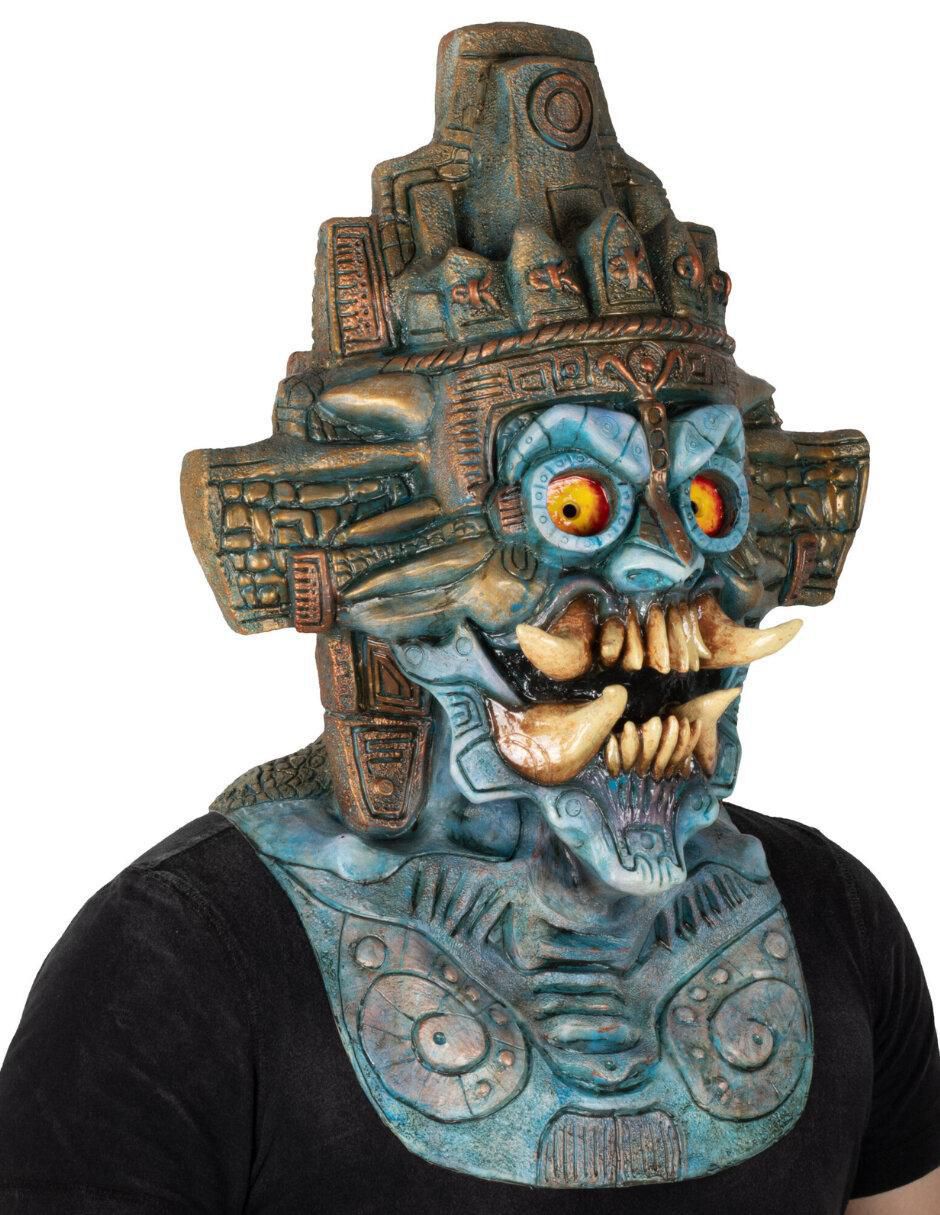 Máscara para disfraz de Dios Tlaloc Monstruo Mythological Monsters 6