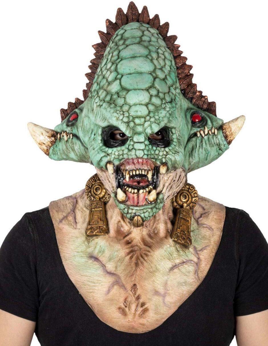 Máscara para disfraz de Quetzalcóatl Monstruo Mythological Monsters 6