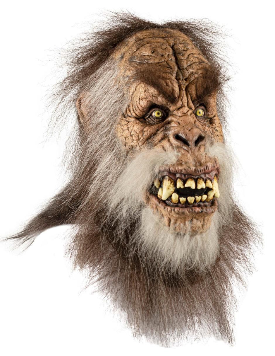 Máscara para disfraz de Pie Grande Sasquatch Mythological Monsters