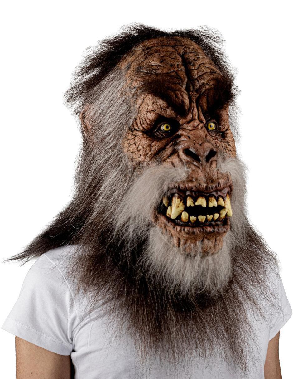 Máscara para disfraz de Pie Grande Sasquatch Mythological Monsters