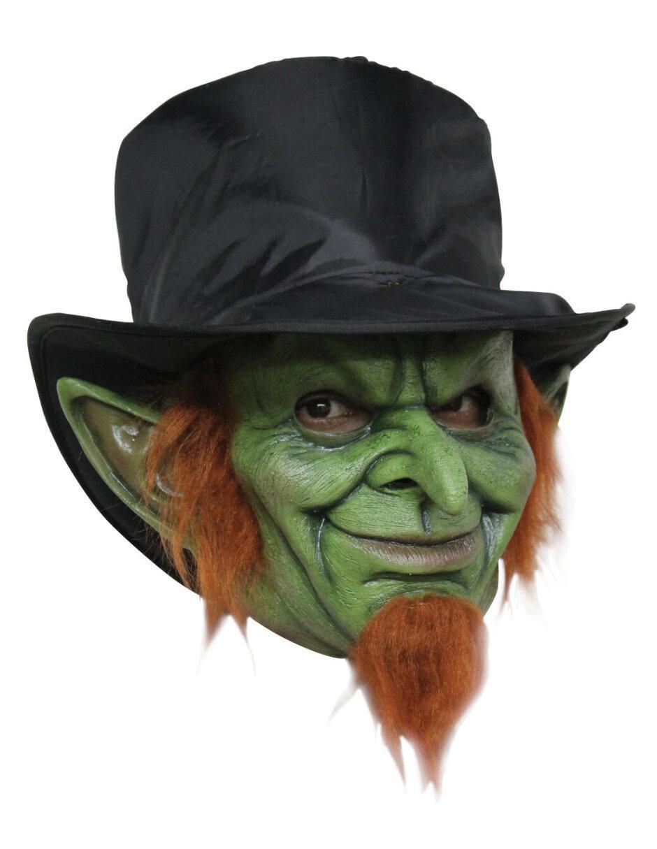 Máscara para disfraz de Duende goblin Loco Mythological Monsters