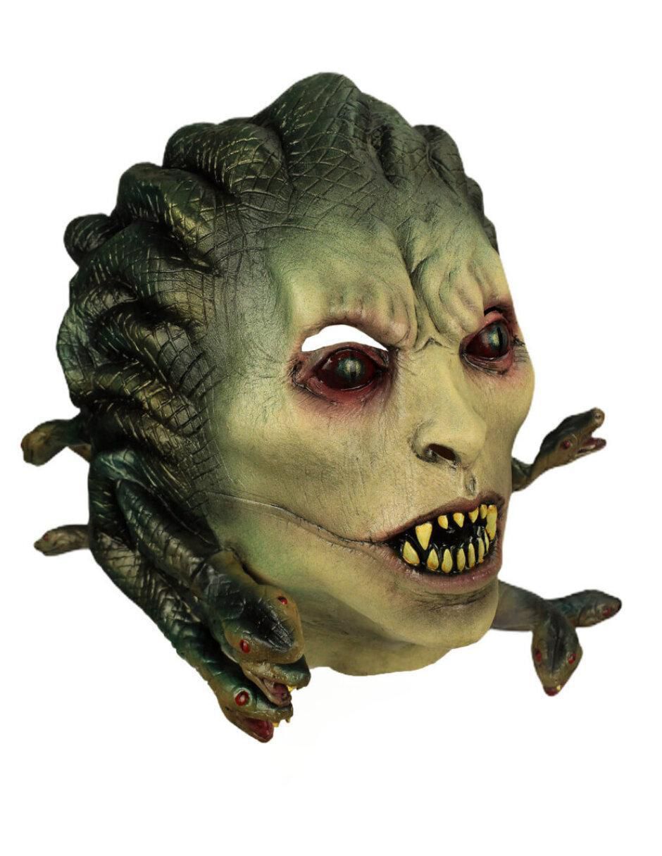Máscara para disfraz de diosa griega medusa mythological monsters 2