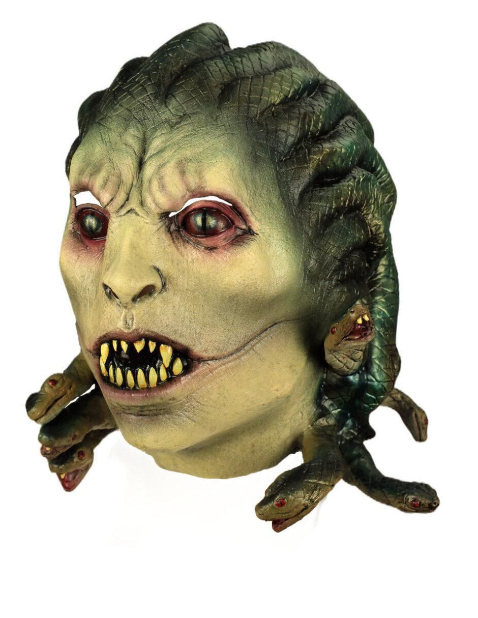 Máscara para disfraz de diosa griega medusa mythological monsters 4