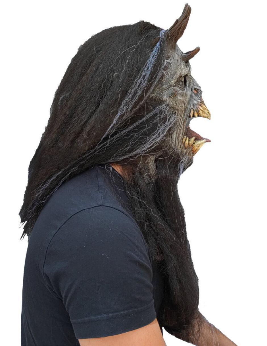 Máscara para disfraz de demonio yeti mythological monsters