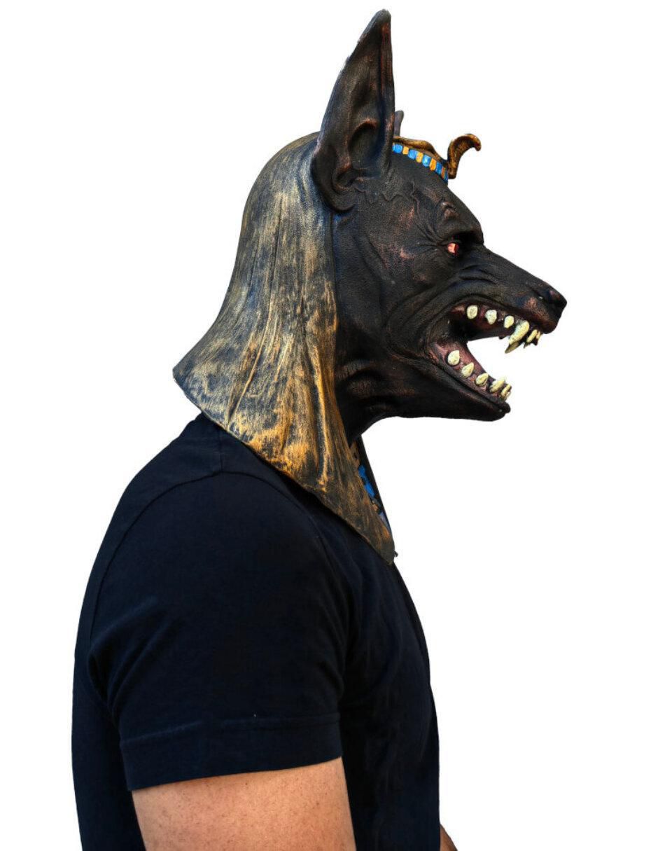 Máscara para disfraz de anubis dios de muerte mythological monsters