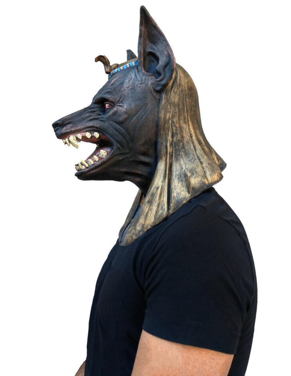 Máscara para disfraz de anubis dios de muerte mythological monsters