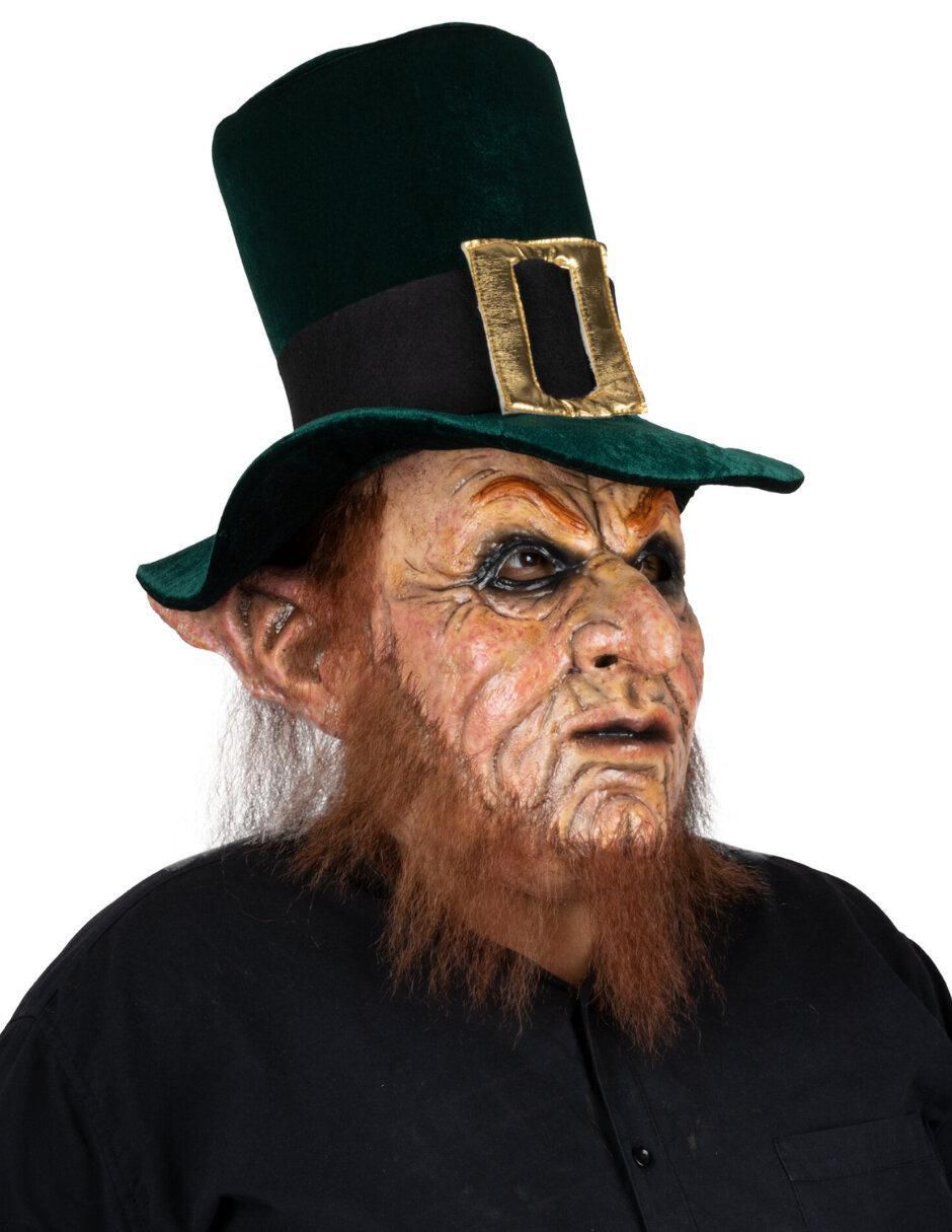 Máscara para disfraz de Leprechaun maligno Mythological Monsters 5