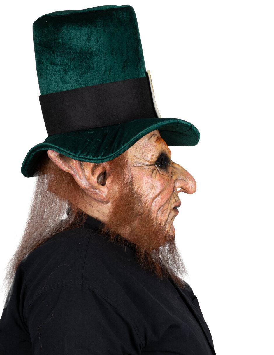 Máscara para disfraz de Leprechaun maligno Mythological Monsters
