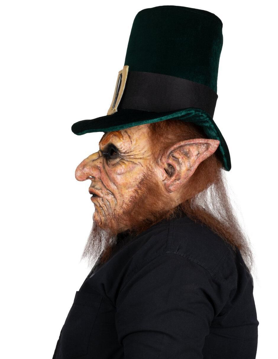 Máscara para disfraz de Leprechaun maligno Mythological Monsters 7