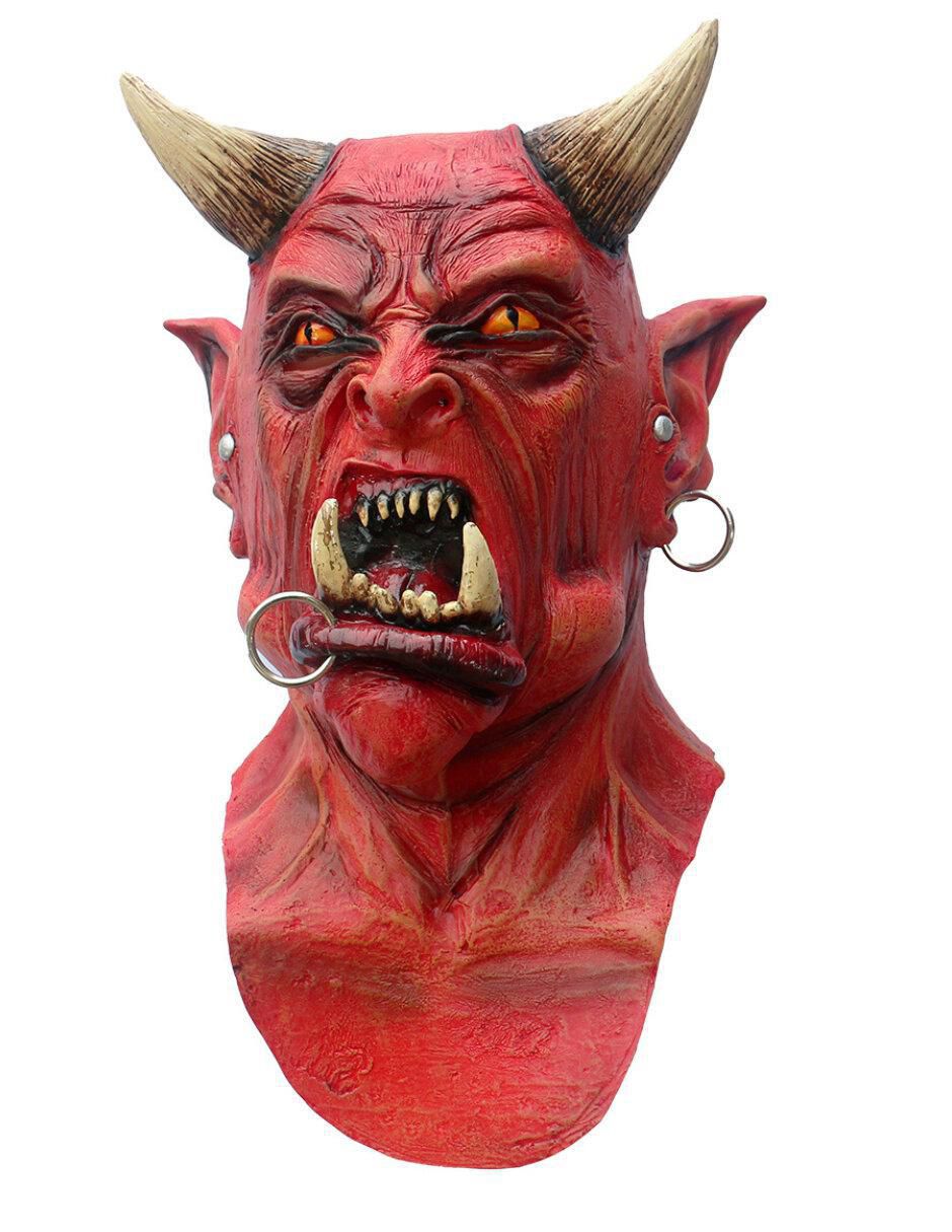 Máscara para disfraz de gran demonio mayor devils Máscara para disfraz de gran demonio mayor devils