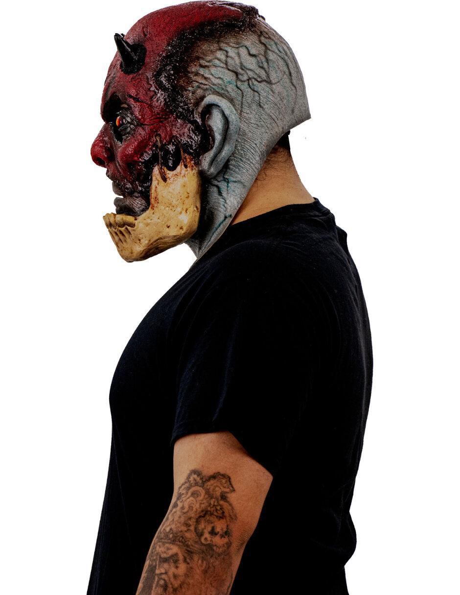 Máscara para disfraz de demonio agrietado devils 4