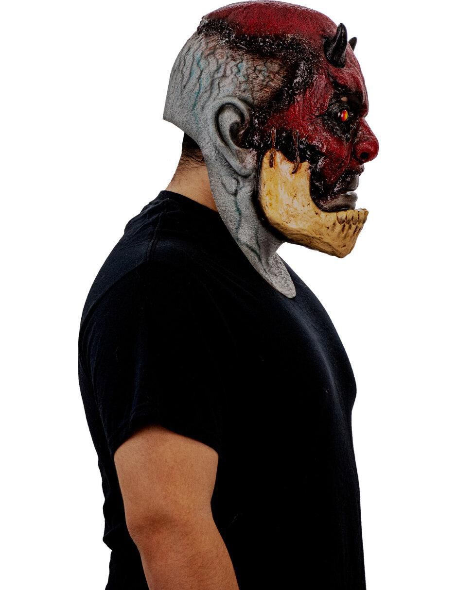 Máscara para disfraz de demonio agrietado devils 6