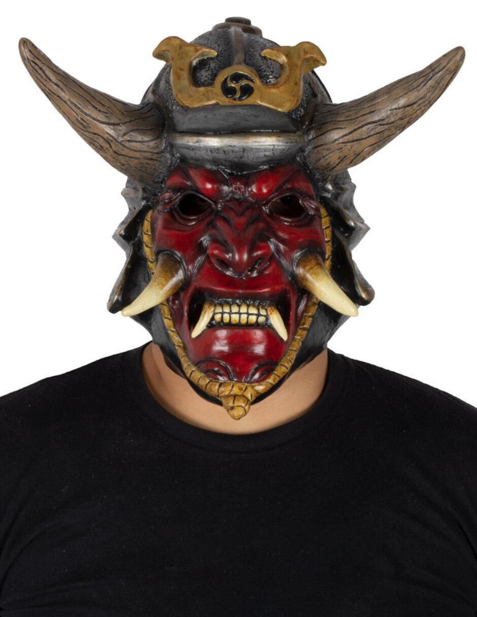 Máscara para disfraz de Samurai Ddemoniaco Devils 5