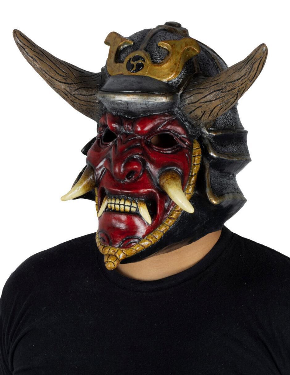 Máscara para disfraz de Samurai Ddemoniaco Devils