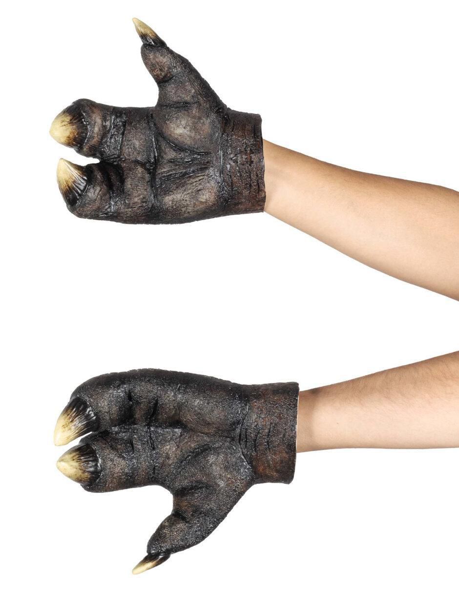 Guantes para disfraz de garras demonio salvaje devils