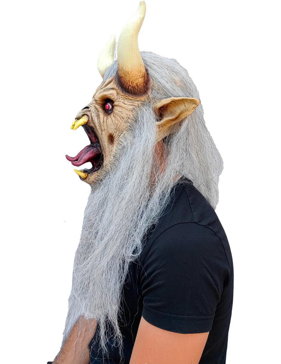 Máscara para disfraz de Demonio Krampus Devils