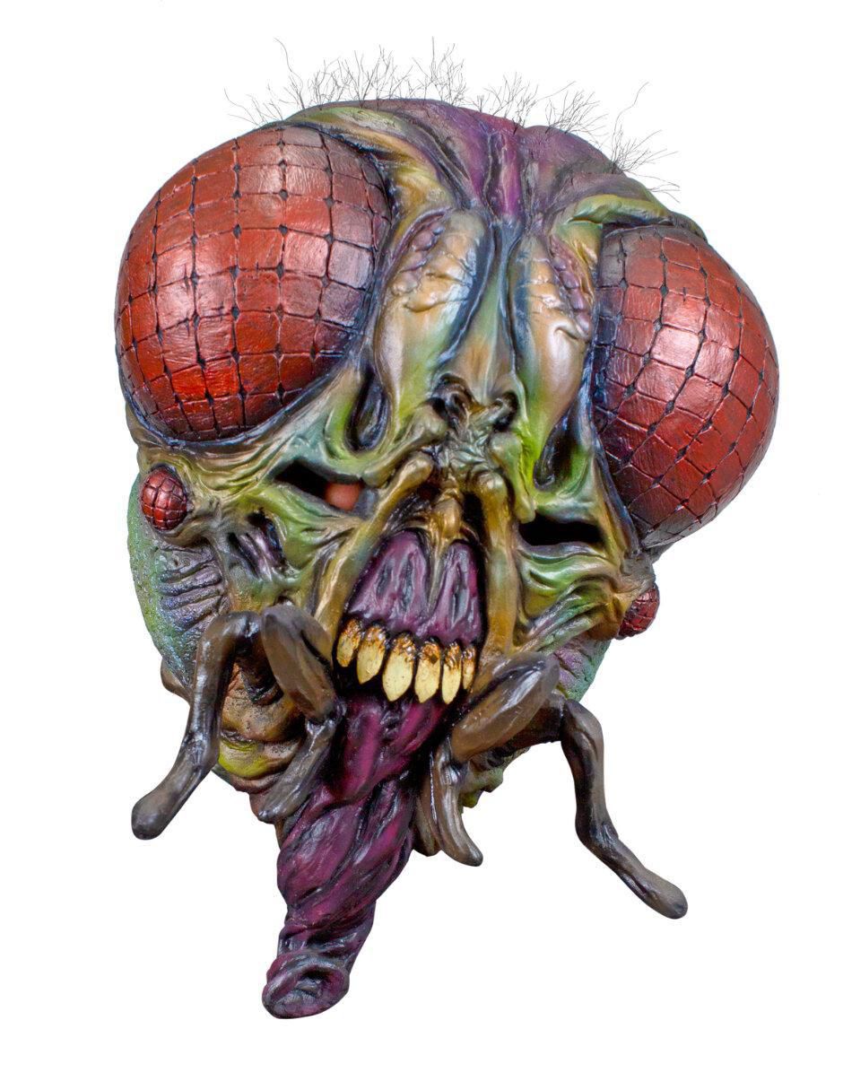 Máscara para disfraz de mosca mutante creepy animals