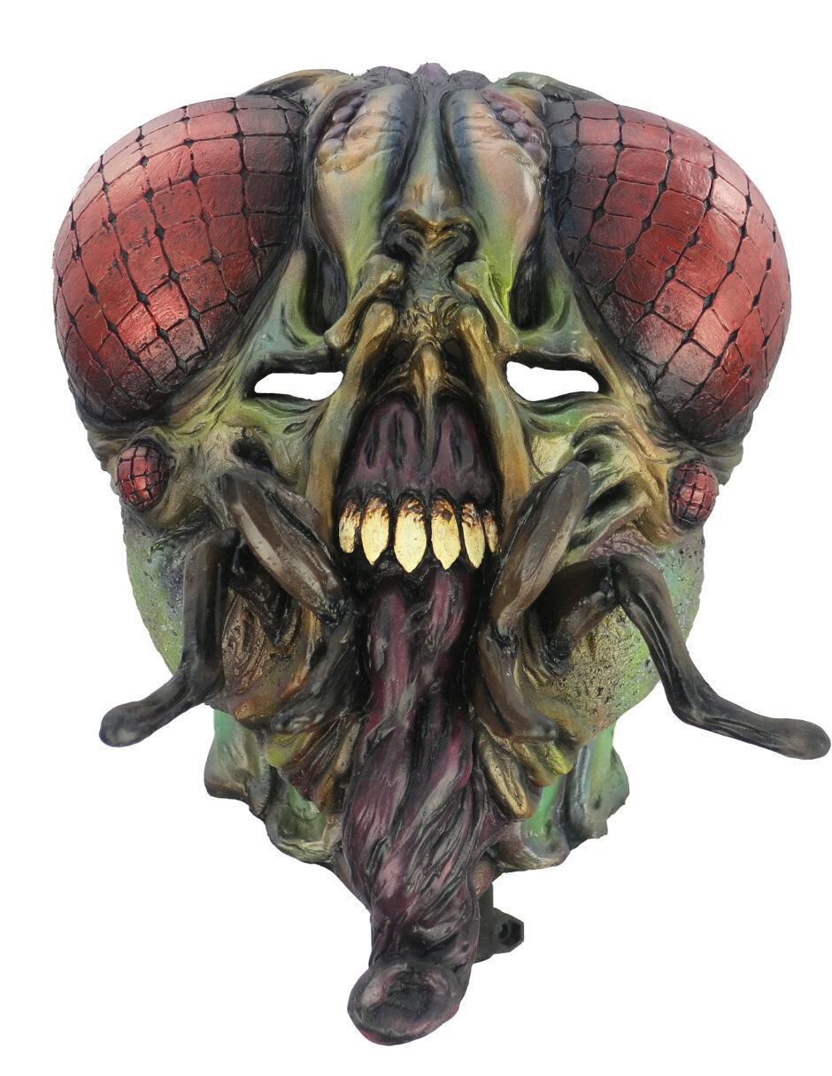 Máscara para disfraz de mosca mutante creepy animals 2