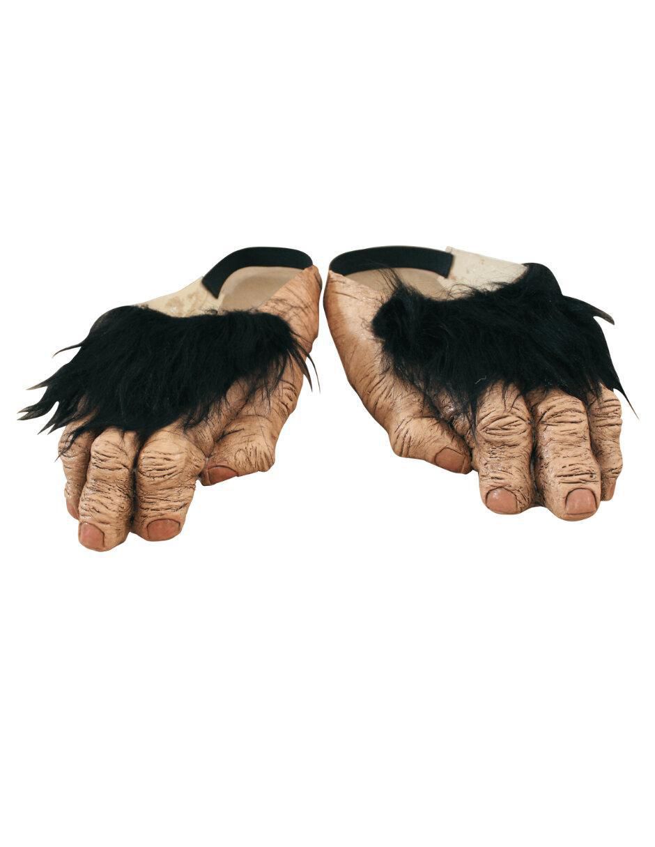 Cubre zapatos para disfraz de Pies peludos de mono Animales Ghoulish Productions