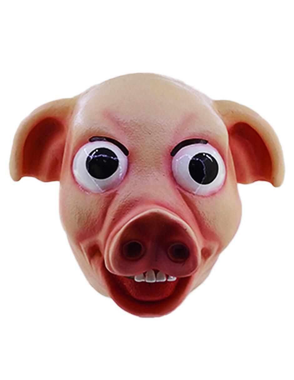 Máscara para disfraz de Cerdo sonriente Animales Ghoulish Productions