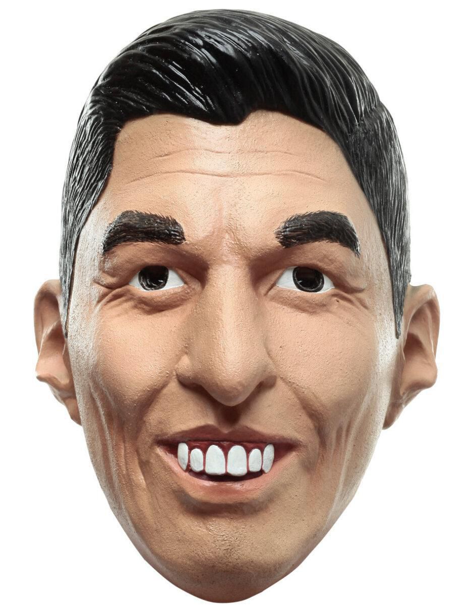 Máscara para disfraz de futbolista Luis Suárez Ghoulish Productions