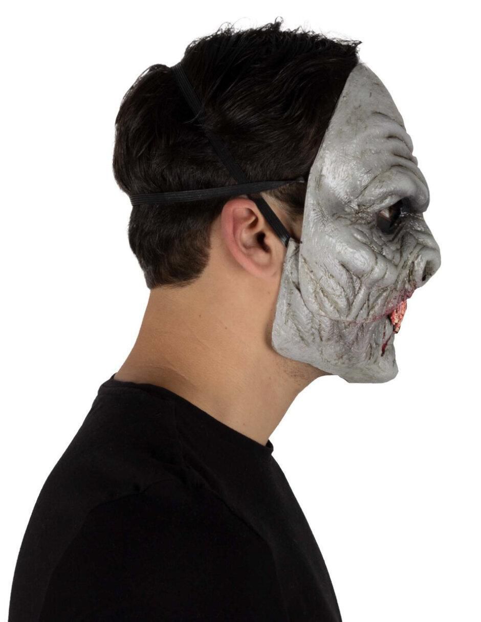 Máscara para disfraz de vampiro sanguinario moving mouth 3