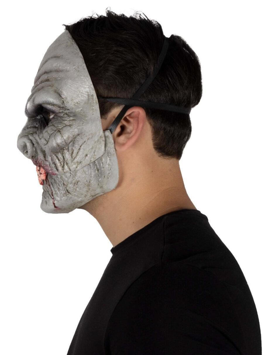 Máscara para disfraz de vampiro sanguinario moving mouth 4
