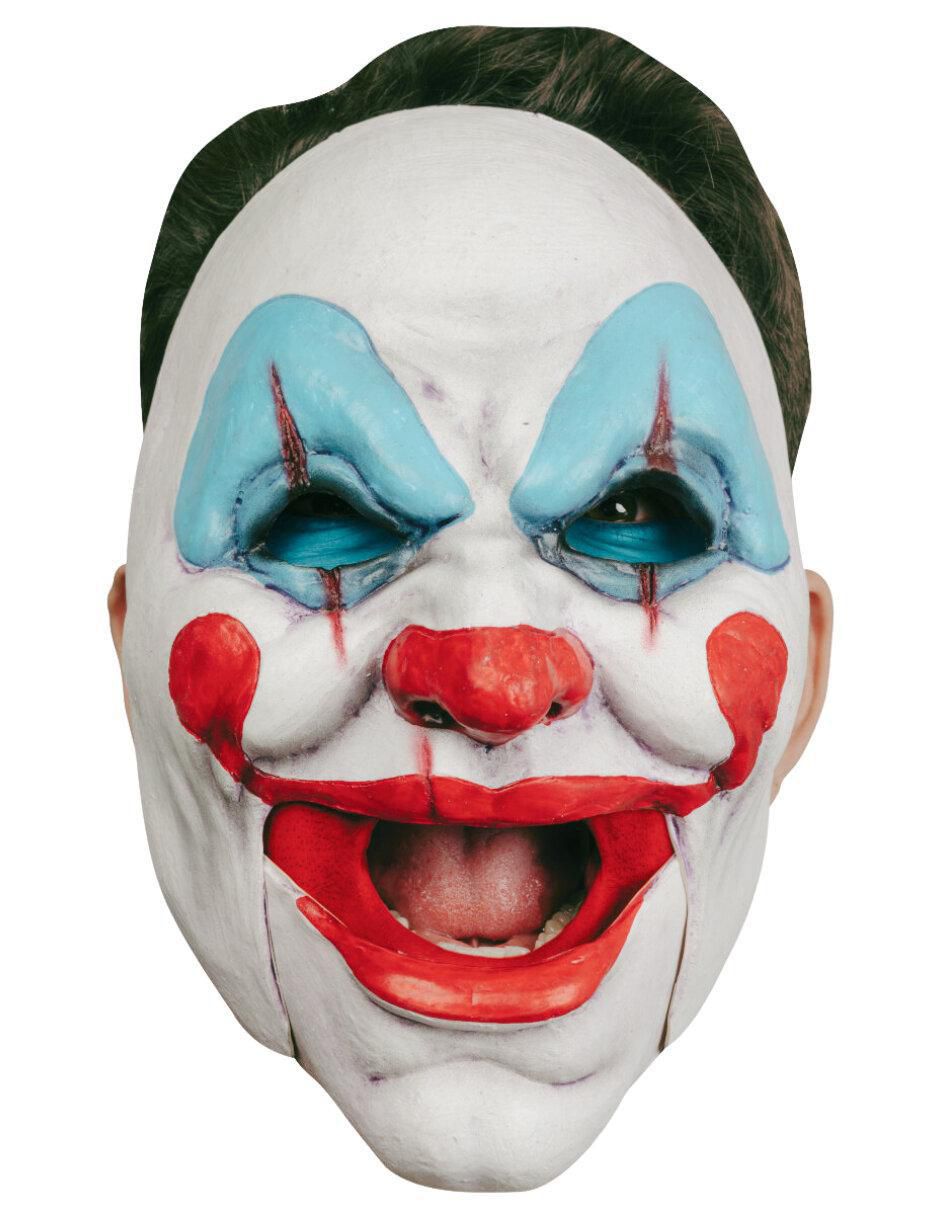 Máscara para disfraz de Payaso asesino Moving Mouth Ghoulish Productions
